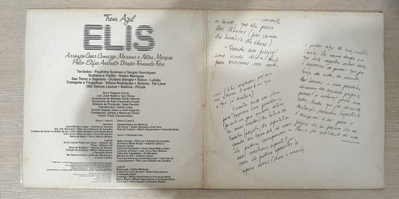Lp Vinil Elis Regina Trem Azul Duplo