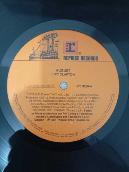 Lp Vinil Eric Clapton August Capa Dupla
