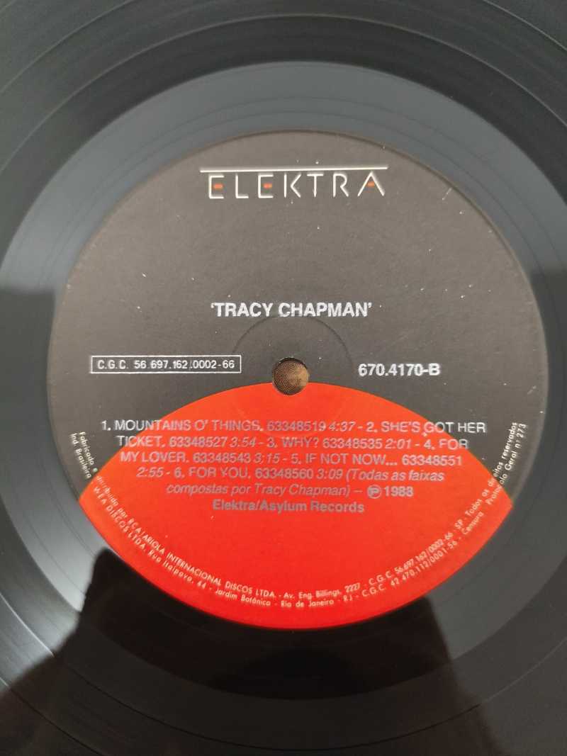 Lp Vinil Tracy Chapman 1988 Com Encarte