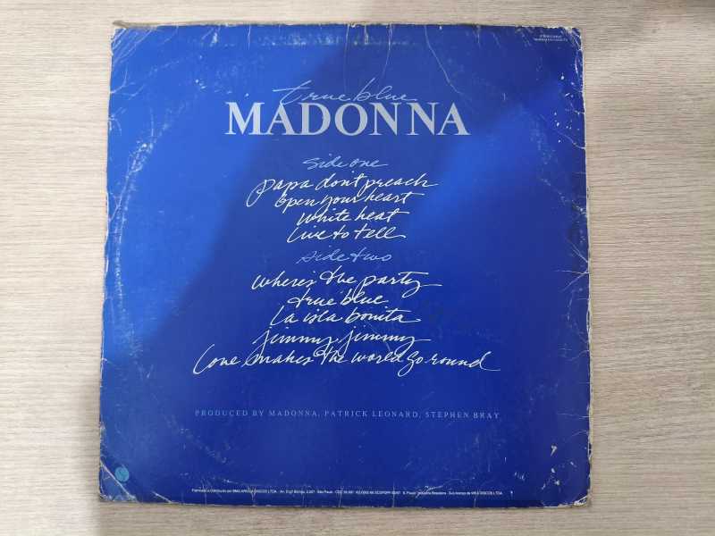 Lp Vinil Madonna True Blue Com Encarte