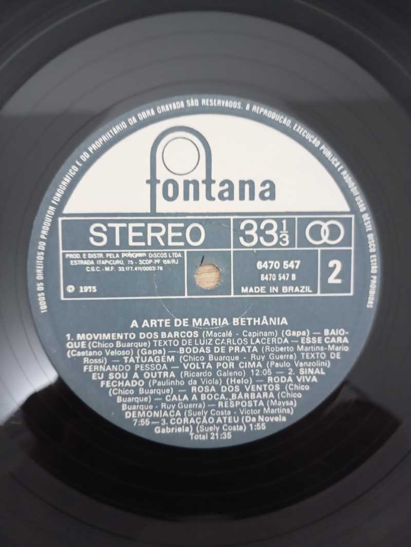 Lp Vinil Maria Bethânia A Arte De Maria Bethânia Duplo