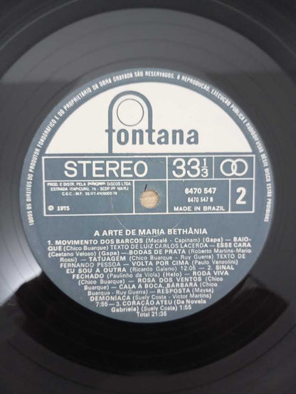 Lp Vinil Maria Bethânia A Arte De Maria Bethânia Duplo