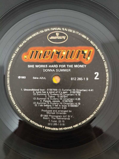 Lp Vinil Donna Summer She Works Hard For The Money C Encarte