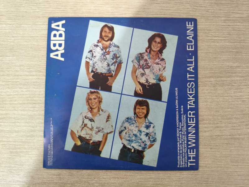 Compacto Vinil ABBA The Winner Takes It All / Elaine