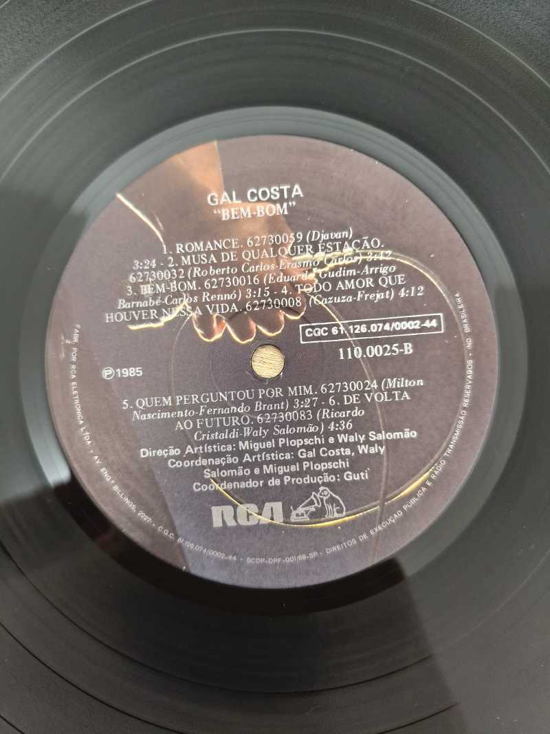 Lp Vinil Gal Costa Bem Bom Capa Dupla