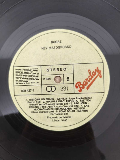 Lp Vinil Ney Matogrosso Bugre