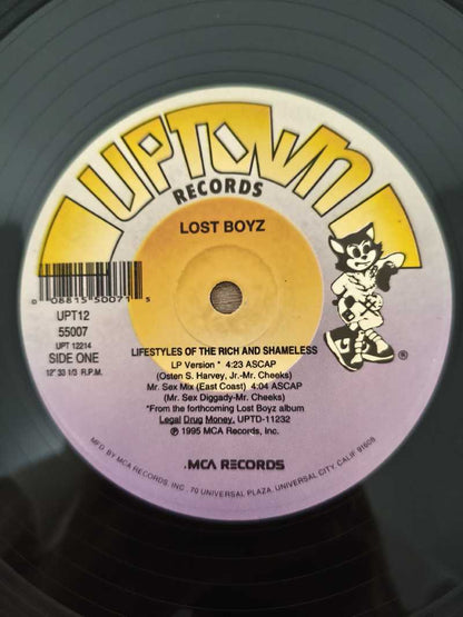 Lp Vinil Lost Boyz Lifestyles Rich and Shameless Importado