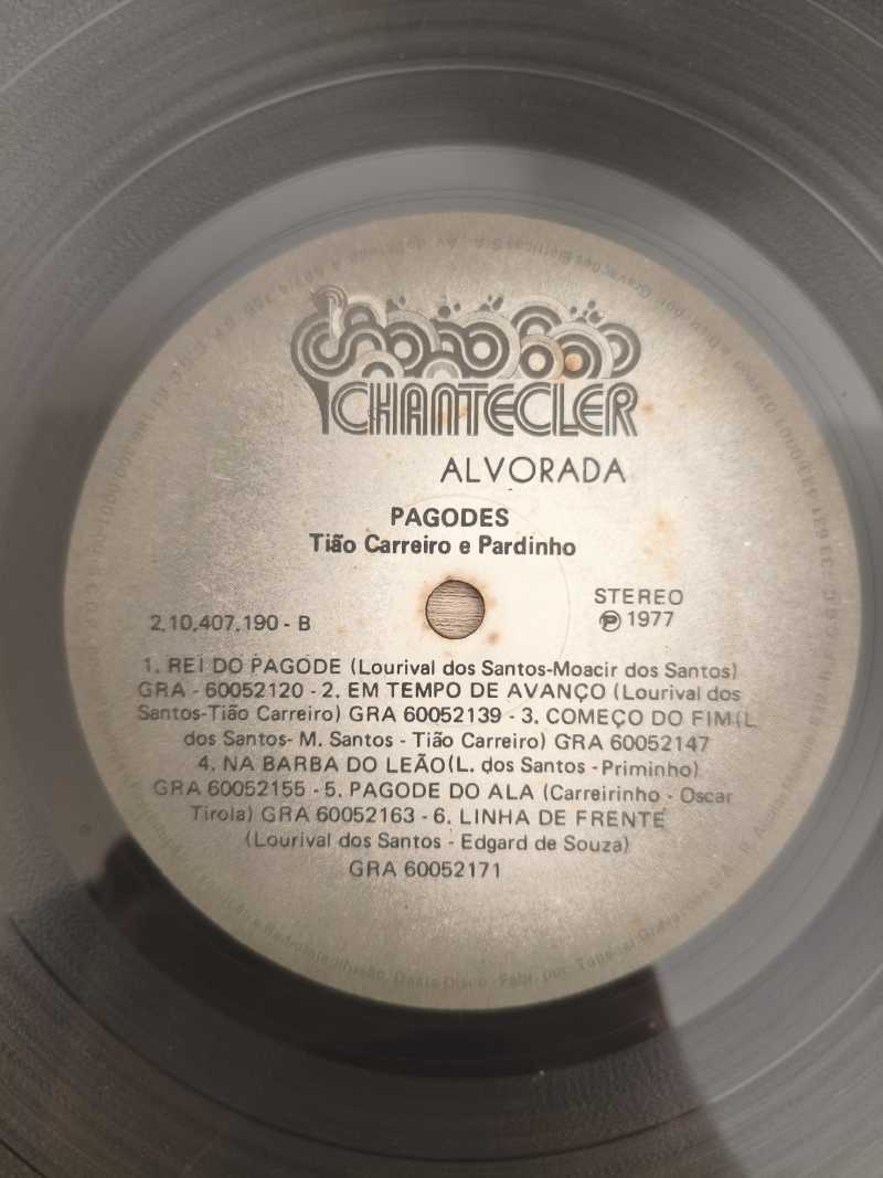 Lp Vinil Tião Carreiro E Pardinho Pagodes