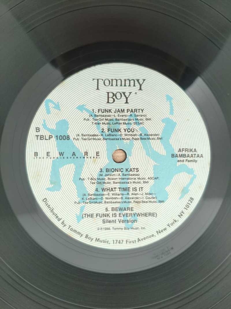 Lp Vinil Afrika Bambaataa Beware Funk Everywhere Importado
