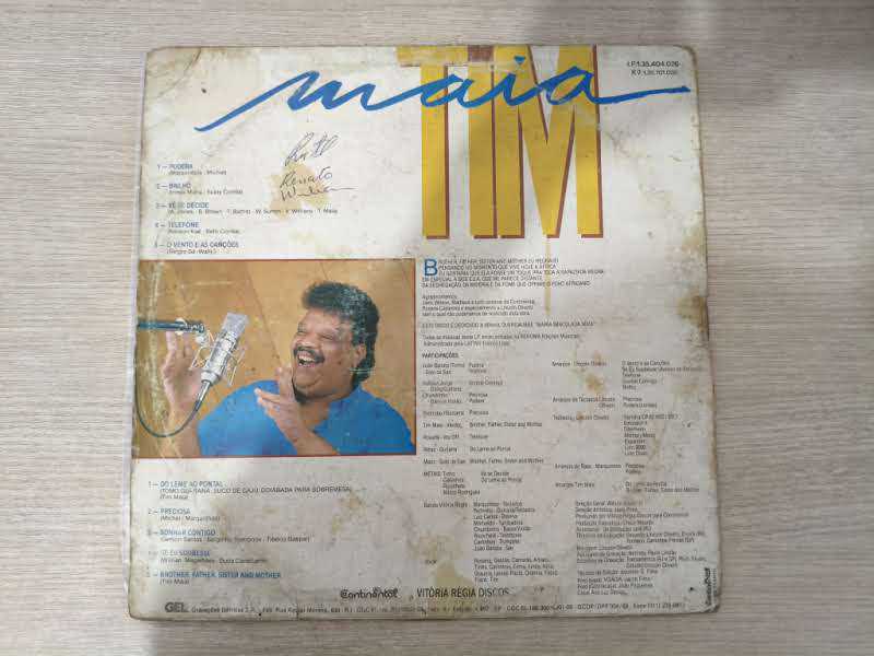 Lp Vinil Tim Maia Tim Maia, Leia