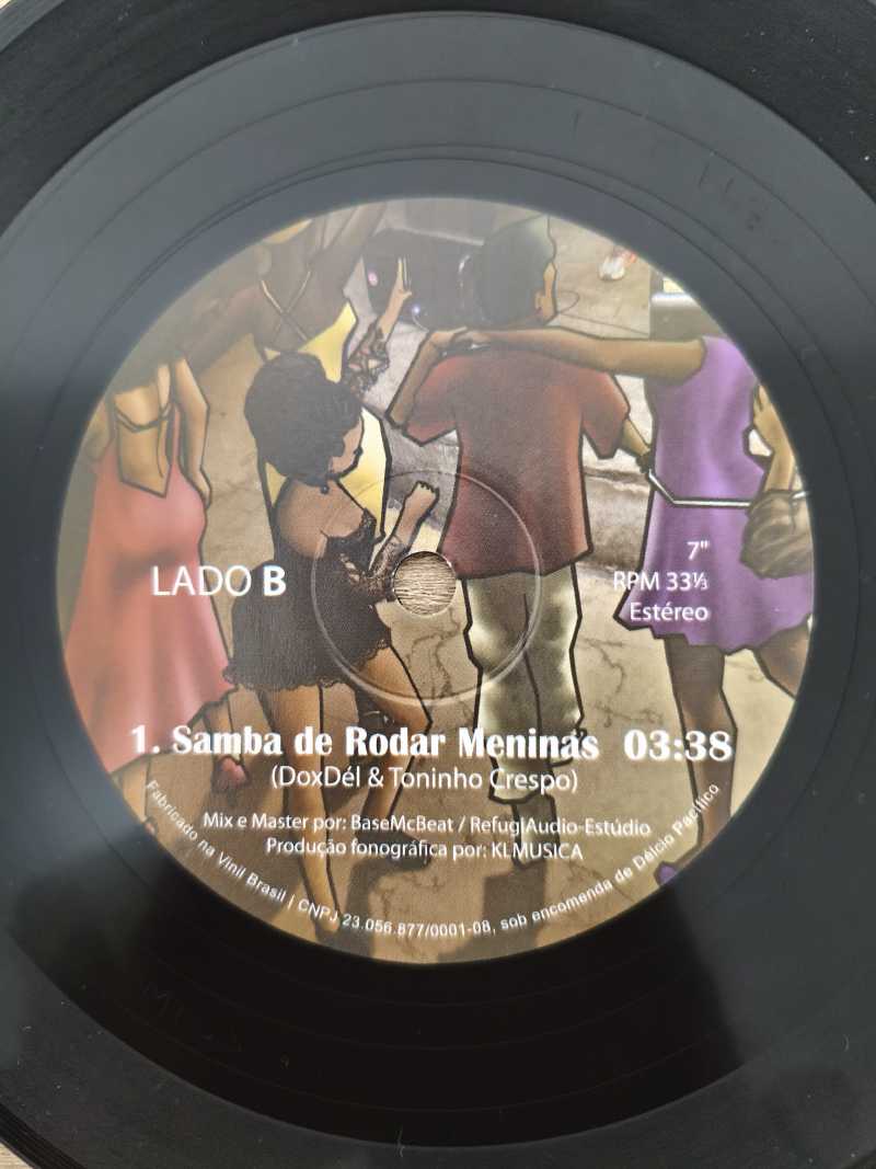 Compacto Vinil Doxdél & Toninho Samba de Rodar Meninas