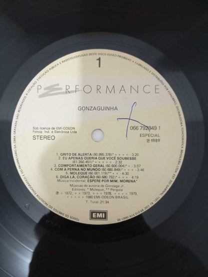 Lp Vinil Gonzaguinha Performance Com Encarte