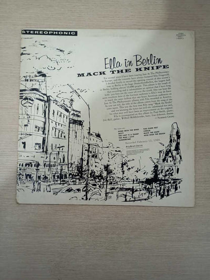Lp Vinil Ella Fitzgerald Mack The Knife - Ella In Berlin