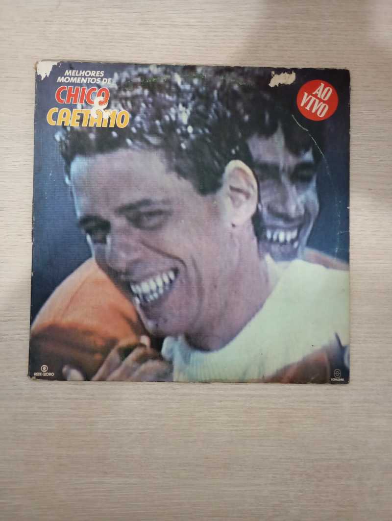 Lp Vinil Chico Buarque e Caetano Veloso Melhores Momentos