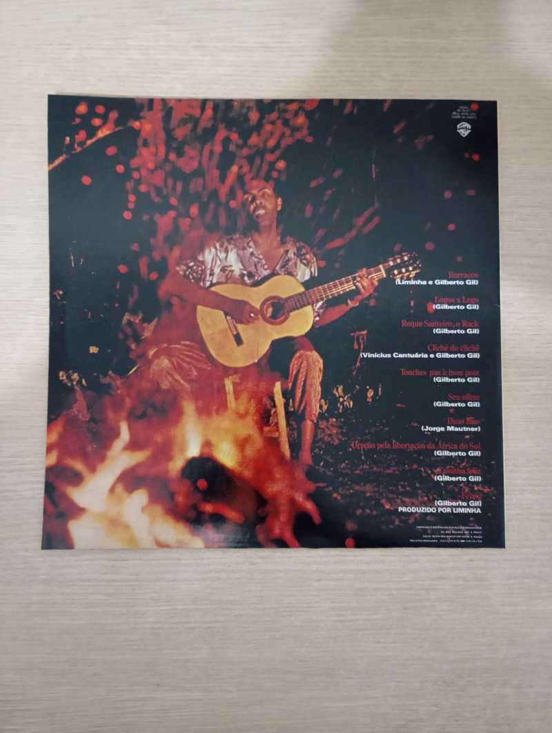 Lp Vinil Gilberto Gil Dia Dorim Noite Neon