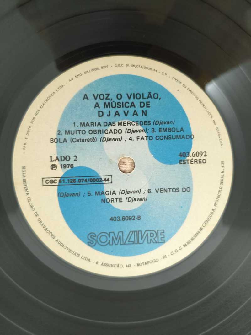 Lp Vinil Djavan A Voz O Violão A Música de