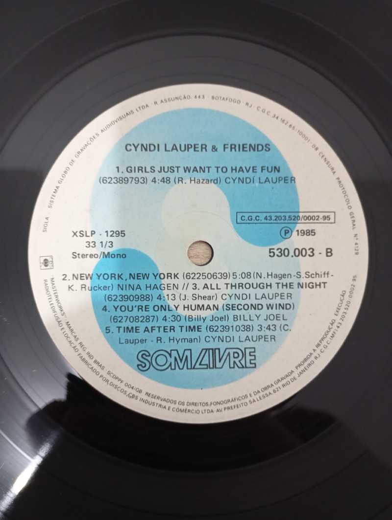 Lp Vinil Cyndi Lauper & Friends