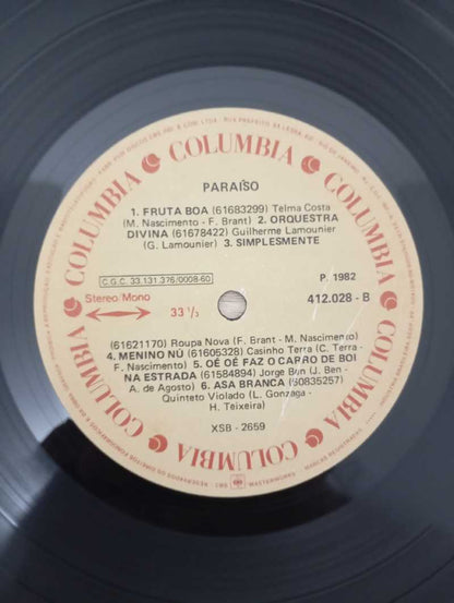 Lp Vinil Paraíso Trilha Sonora Nacional