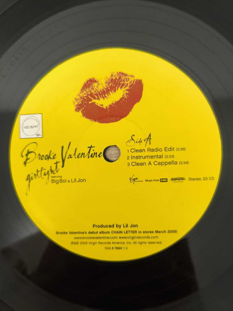 Lp Vinil Brooke Valentine Girlfight Importado