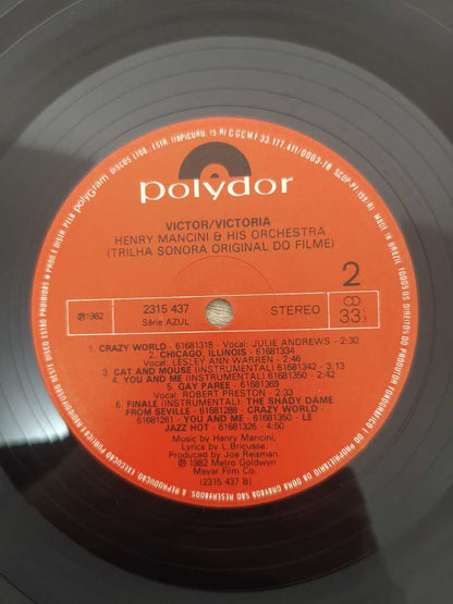 Lp Vinil Henry Mancini Blake Edwards Victor/Victoria