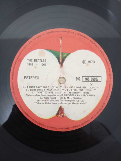 Lp Vinil The Beatles 1962-1966 Duplo Com Encartes
