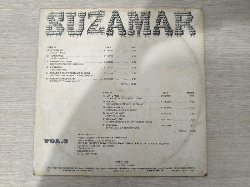 Lp Vinil Suzamar Vol. 3