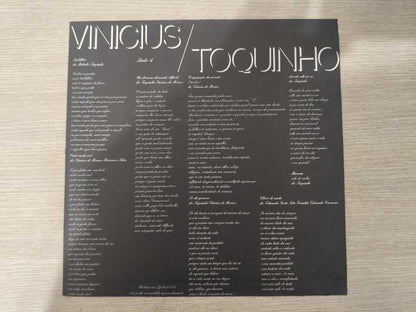 Lp Vinil Vinicius & Toquinho Com Encarte