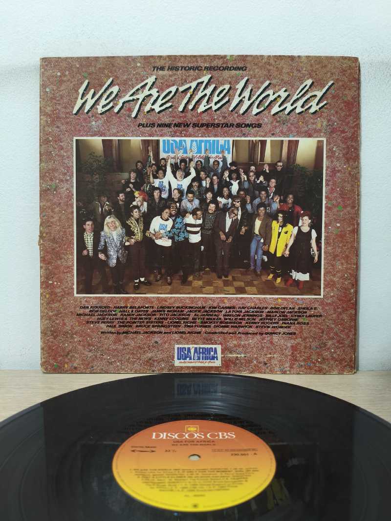 Lp Vinil USA For Africa We Are The World Capa Dupla