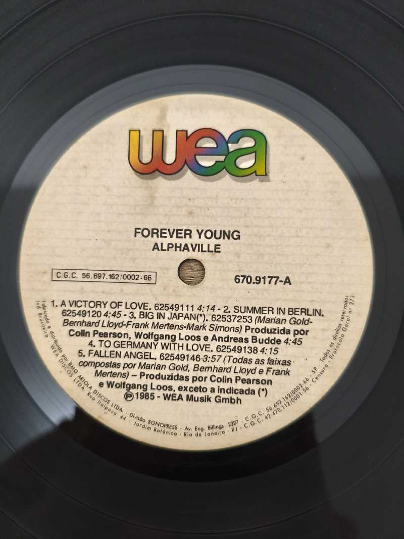 Lp Vinil Alphaville Forever Young
