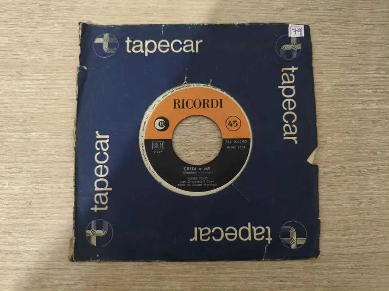 Compacto Vinil Bobby Solo Credi A Me Cose Che Non Ho Imp