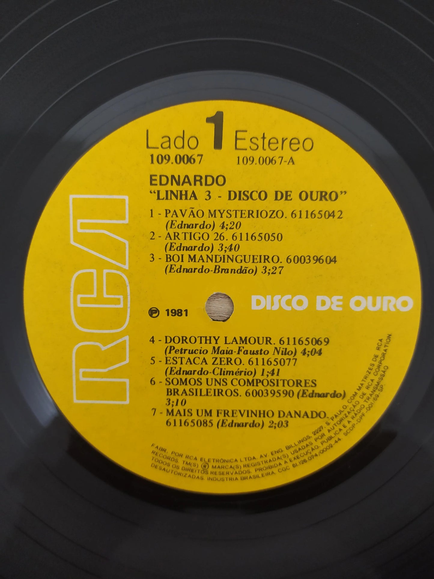 Lp Vinil Ednardo Linha 3