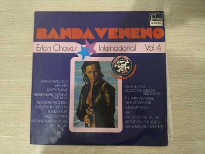 Lp Vinil Banda Veneno Internacional Erlon Chaves Vol. 4