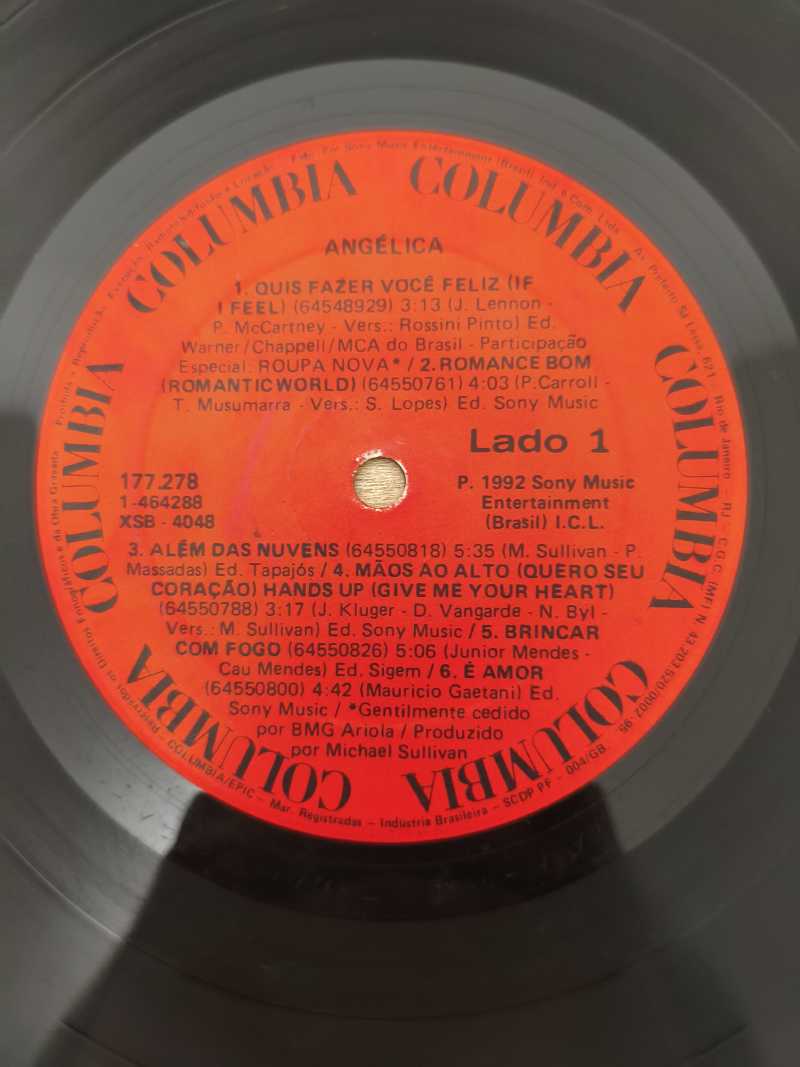 Lp Vinil Angélica 1992