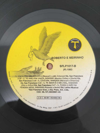 Lp Vinil Roberto E Meirinho Nota 10 Com Encarte