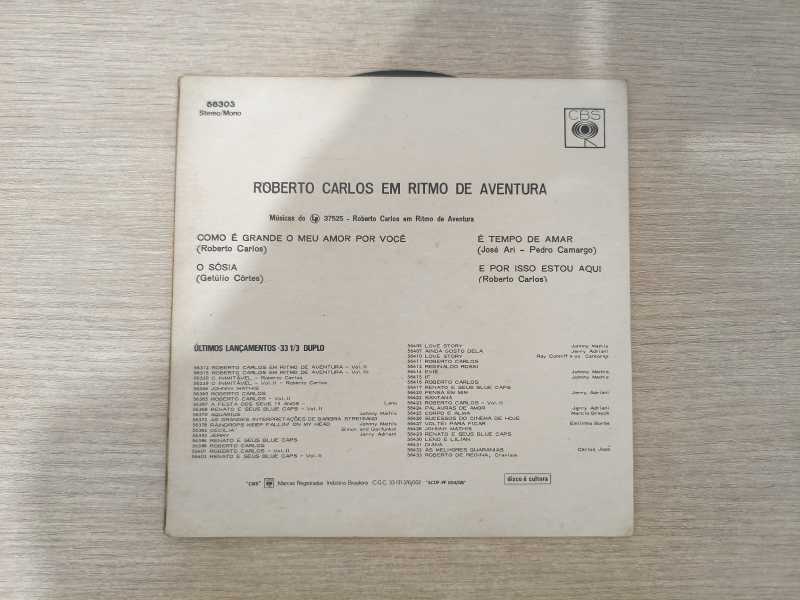 Compacto Vinil Roberto Carlos Em Ritmo de Aventura