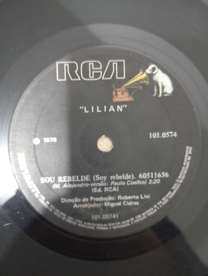 Compacto Vinil Lilian Knapp Sou Rebelde / Eu Sem Você