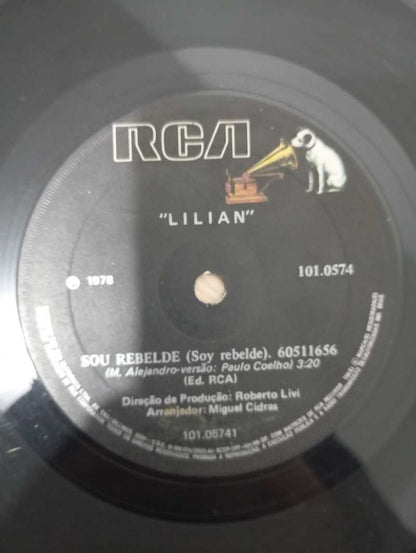Compacto Vinil Lilian Knapp Sou Rebelde / Eu Sem Você