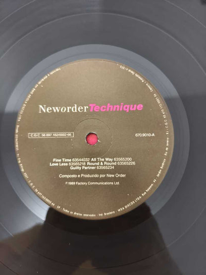 Lp Vinil New Order Technique Com Encarte