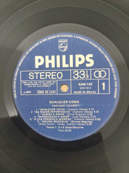 Lp Vinil Caetano Veloso Qualquer Coisa