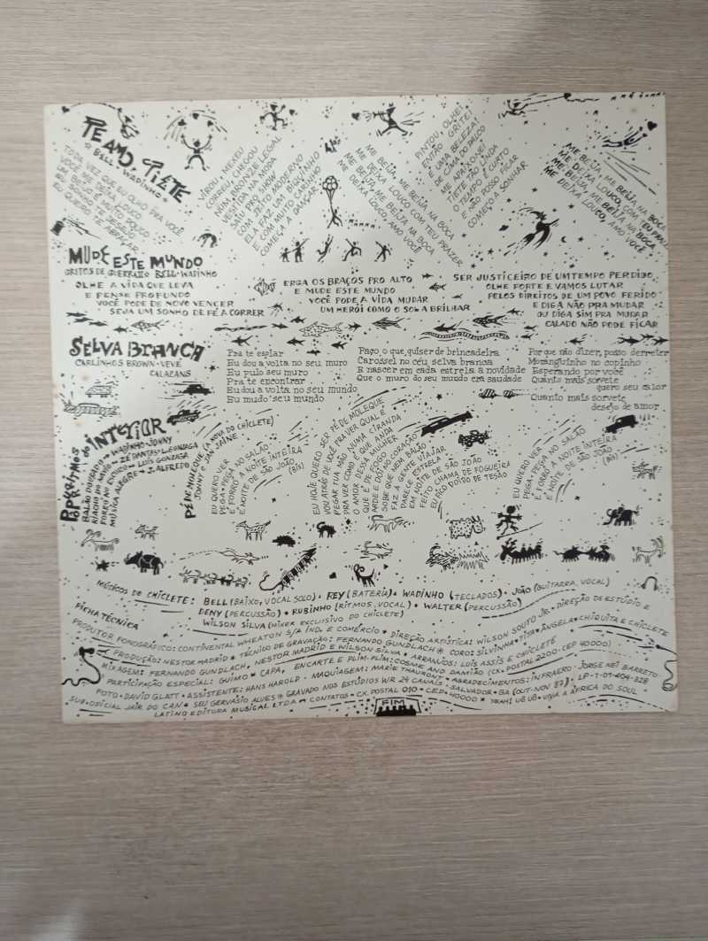 Lp Vinil Chiclete Com Banana Fé Brasileira Com Encarte