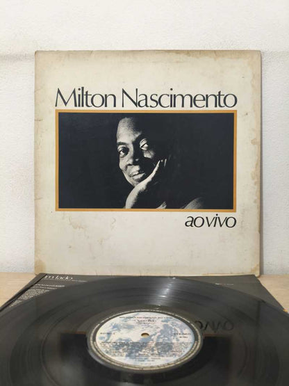Lp Vinil Milton Nascimento Ao Vivo Capa Dupla Com Encarte