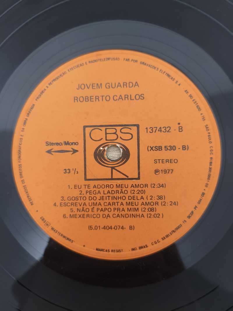 Lp Vinil Roberto Carlos Jovem Guarda