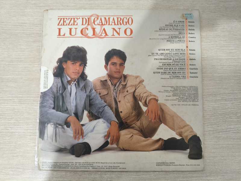 Lp Vinil Zezé Di Camargo & Luciano 1991