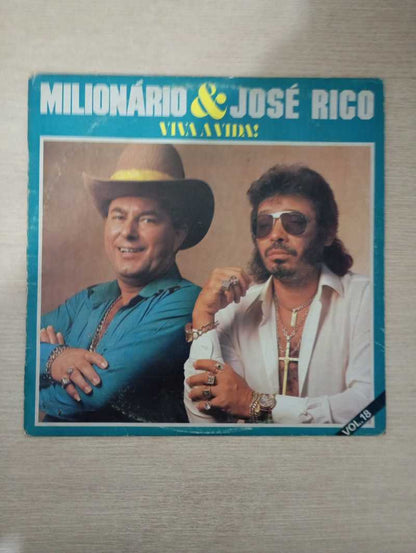 Lp Vinil Milionário & José Rico Viva A Vida Vol 18