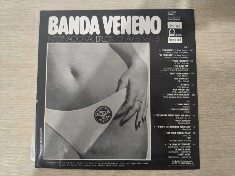 Lp Vinil Banda Veneno Internacional Erlon Chaves Vol. 3