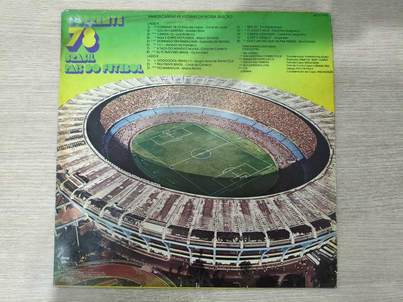 Lp Vinil Corrente 78 Brasil País do Futebol