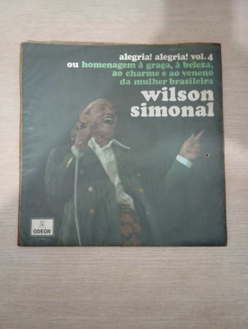 Lp Vinil Wilson Simonal Alegria! Alegria! Vol.4