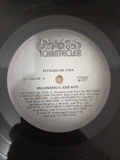 Lp Vinil Milionário & José Rico Estrada da Vida (Volume 5)