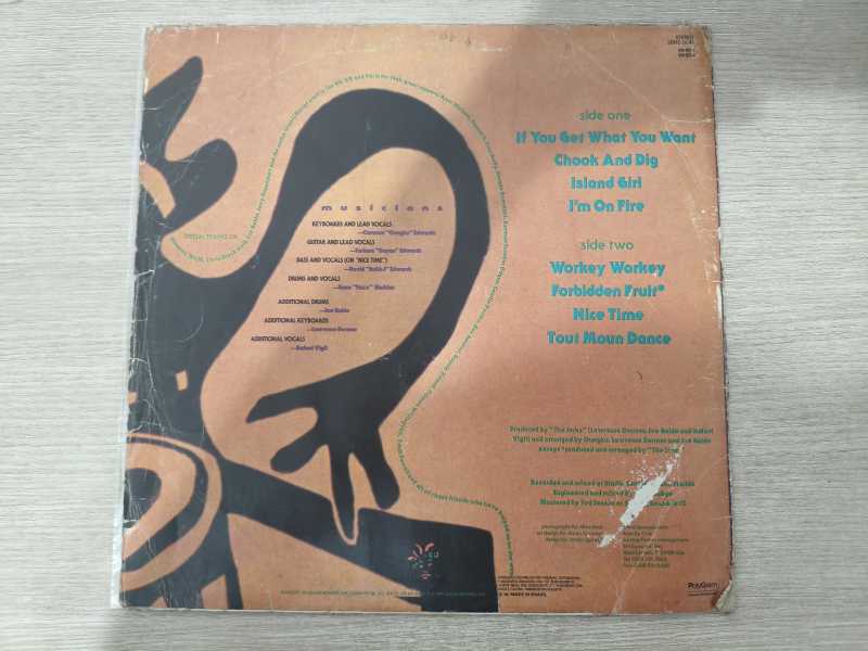 Lp Vinil Burning Flames Dig