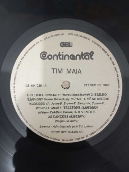 Lp Vinil Tim Maia 1986